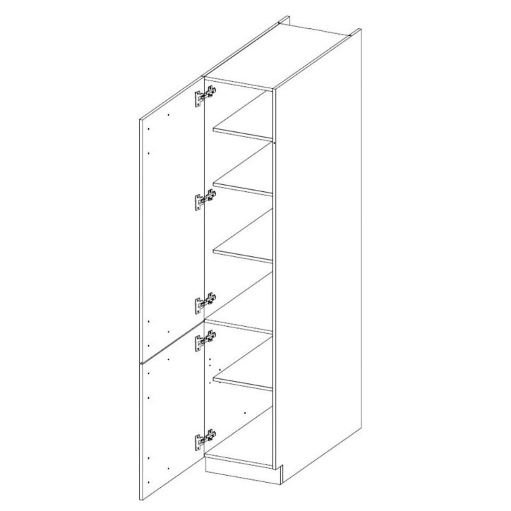 copy of Cozinha Siena preta 260 cm