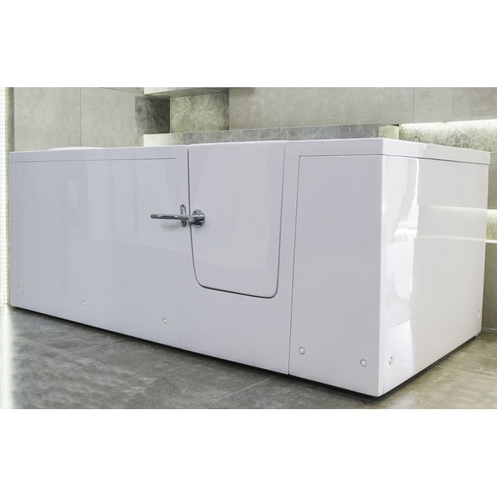 Baignoire à porte EULALIE porte à droite 140/150/160/170 x76x60 cm