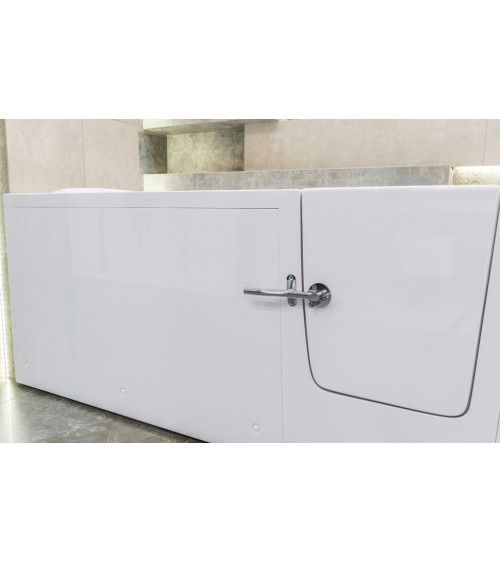Baignoire à porte EULALIE 140/150/160 x76x60 cmpour personnes à mobilité reduite- baignoire design - mobilier salle de bain