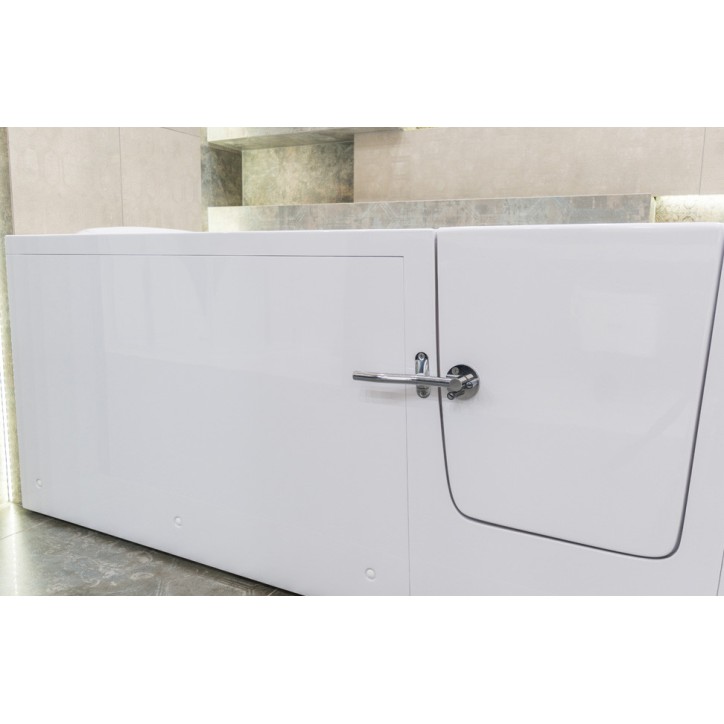 Baignoire à porte EULALIE porte à droite 140/150/160/170 x76x60 cm