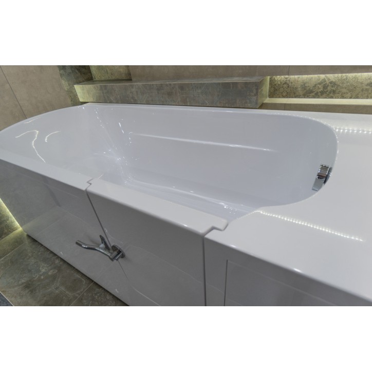 Baignoire à porte EULALIE porte à droite 140/150/160/170 x76x60 cm