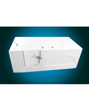 Baignoire à porte EULALIE porte à gauche 140/150/160 x76x60 cm pour personnes à mobilité reduite- baignoire design - mobilier sa