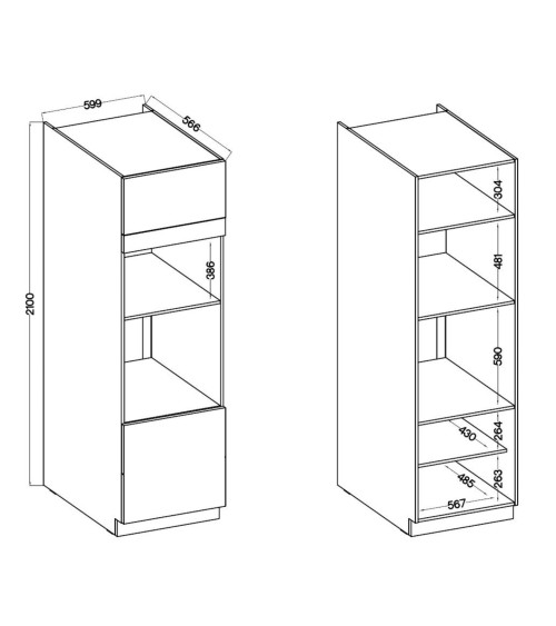 Cocina Milo 310 cm