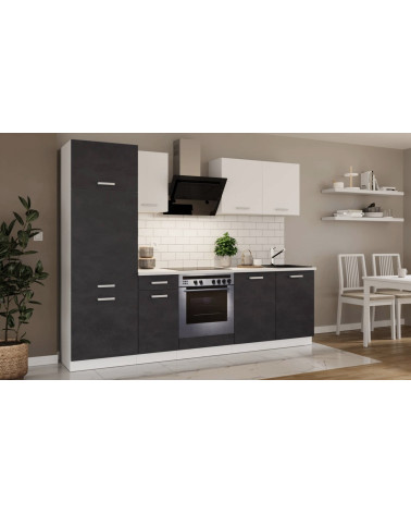 Cuisine Toni 260 cm blanc / matera