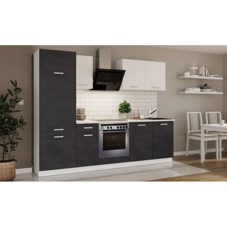 Cuisine Toni 260 cm blanc / matera