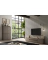 Buffet haut 4 portes FANTASY Bronze/chêne Mercure 105 x 170cm
