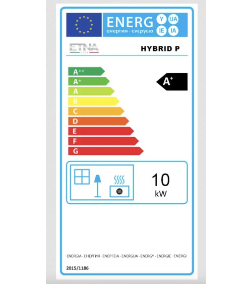 Pelletkachel - ZONDER ELEKTRICITEIT - GRATIS 6 kW kleur wit Europese productie op onze online shop