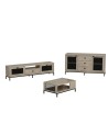 Salon complet ZEUS Modern pin et gris