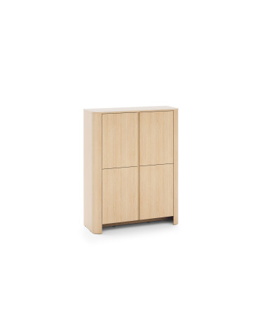 Vetrina Bari rovere - 103x132x39 cm