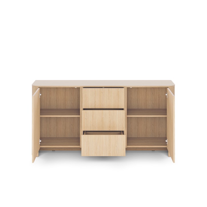 Buffet Bari chêne - 168x84x39 cm