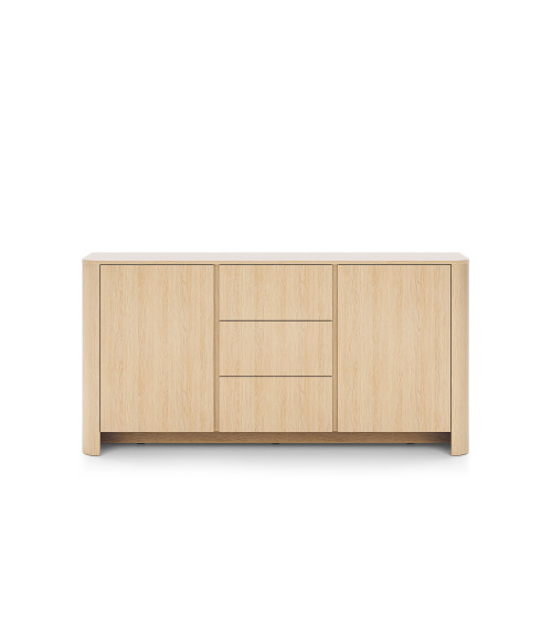 Mobile da soggiorno Bari rovere - 168x84x39 cm