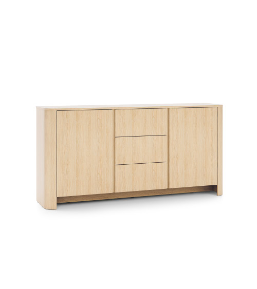 Mobile da soggiorno Bari rovere - 168x84x39 cm