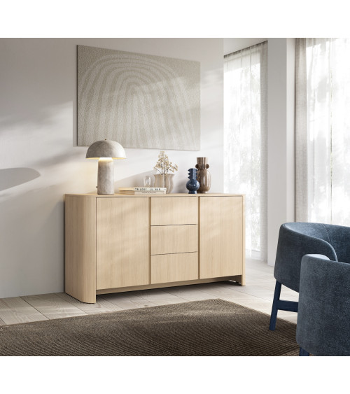 Mobile da soggiorno Bari rovere - 168x84x39 cm