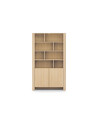 Vitrine Bari chêne - 103x160x39 cm