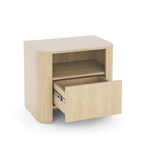 Comodino Bari in rovere - 52x58x39 cm