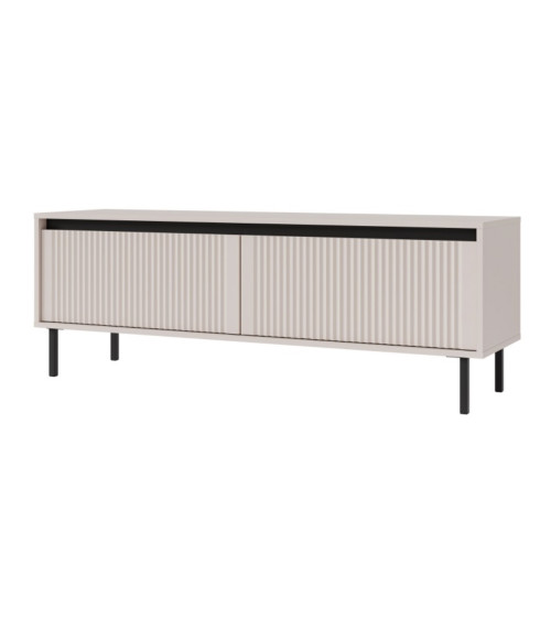 Buffet 3 portes 154 x 40 x 75 cm chêne canadian-blanc artik