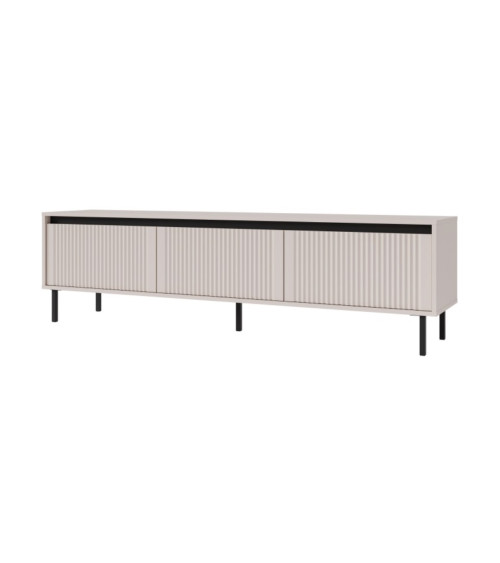 3-deurs buffetkast 154 x 40 x 75 cm Canadese eik-wit artik