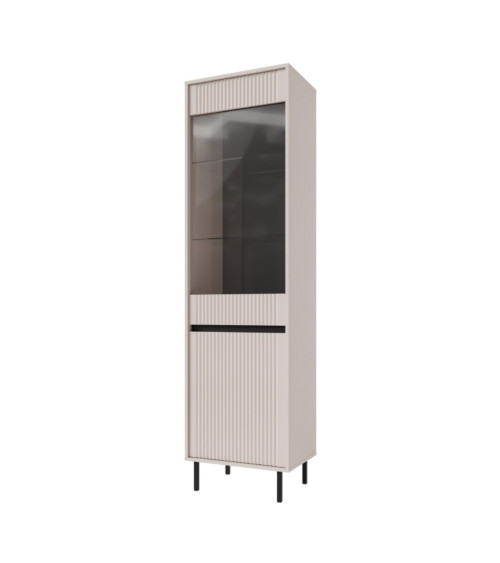 3-deurs buffetkast 154 x 40 x 75 cm Canadese eik-wit artik