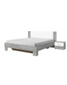 copy of CAMA VERA 180x200 cm, branco e cinzento ceruse