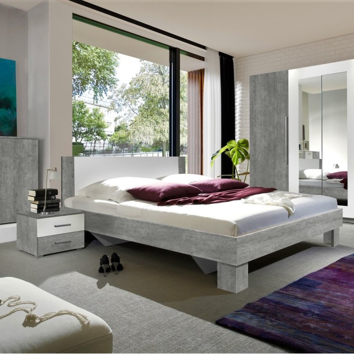 copy of VERA BED 180x200 cm, wit en cerusgrijs copy of VERA BED 180x200 cm, wit en cerusgrijs