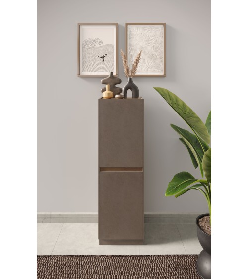 Colonne FANTASY Bronze/chêne Mercure 54 x 170 cm