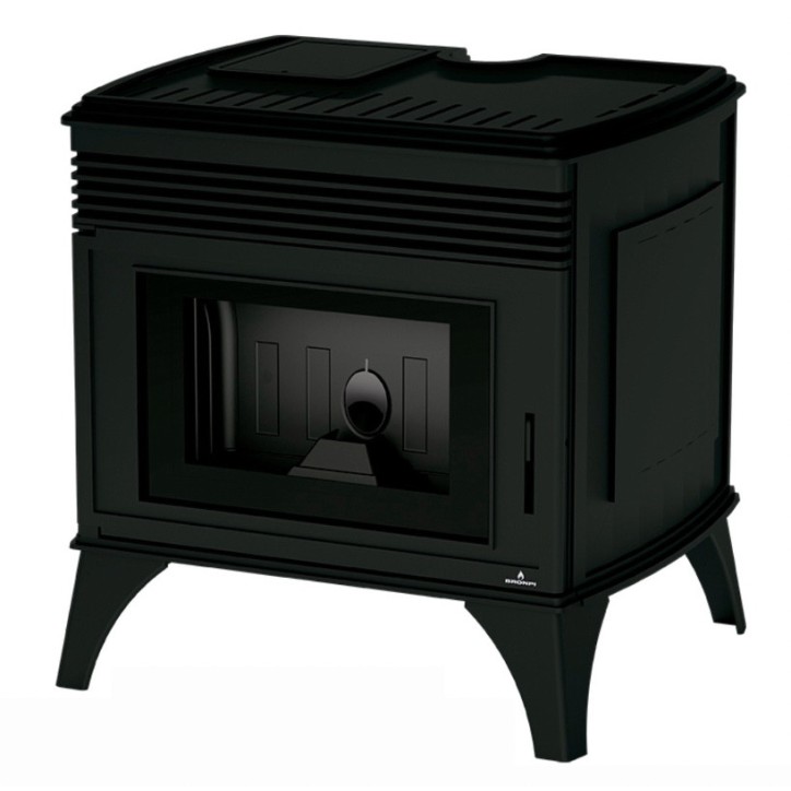 copy of Pellettikamiina slim 13 kW musta lasi VERNON