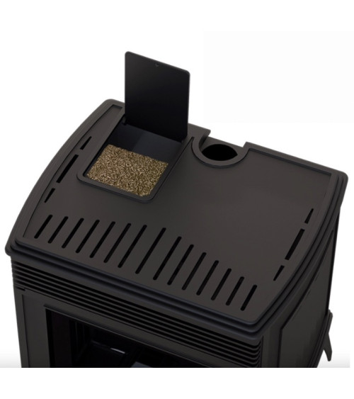Poêle à pellet d’air en fonte 7 KW - Nicole