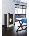 copy of Pelletkachel slim 13 kW zwart glas VERNON