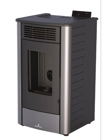 Pellettiliesi slim 13 kW VERNON musta lasi eurooppalainen valmistus verkkokaupassamme