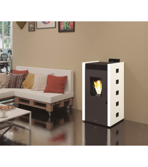 Poêle à pellet BRONPI 9kW Zoé Ivoire