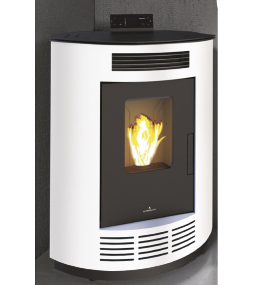 Stufa a pellet Nina Avorio 9 kW
