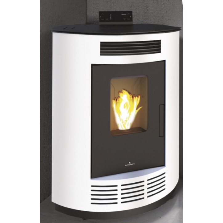 Poêle à pellet Nina Ivoire BRONPI 9 kW