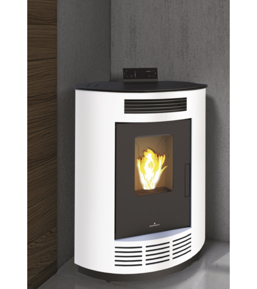 copy of Pelletkachel slim 13 kW zwart glas VERNON