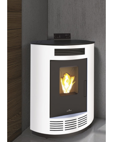 copy of Pellettikamiina slim 13 kW musta lasi VERNON