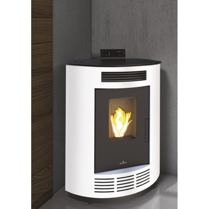 Stufa a pellet Nina Avorio 9 kW