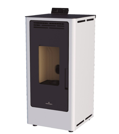 Stufa a pellet 9kW - Kira Avorio