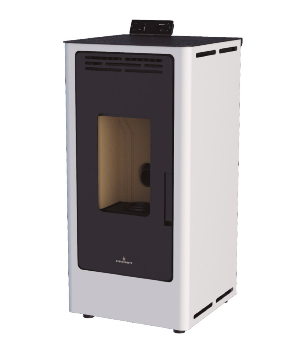 copy of Salamandra a pellets slim 13 kW vidro preto VERNON