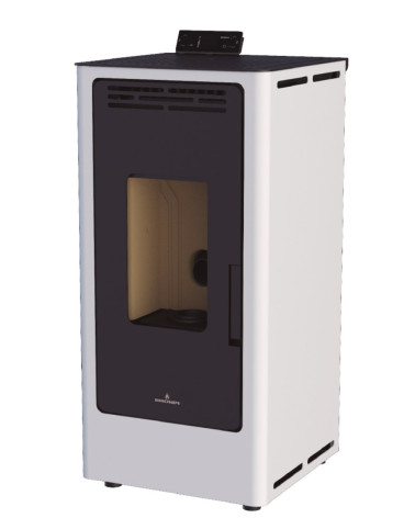 Pellettiliesi slim 13 kW VERNON musta lasi eurooppalainen valmistus verkkokaupassamme