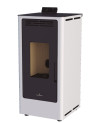 copy of Pelletkachel slim 13 kW zwart glas VERNON