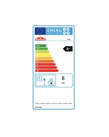 Poêle à pellet BRONPI 9kW - Kira Ivoire