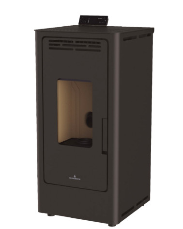 Poêle à pellet 9kW - Kira Noir