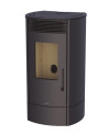 Poêle à pellet Trebol Noir BRONPI 9 kW