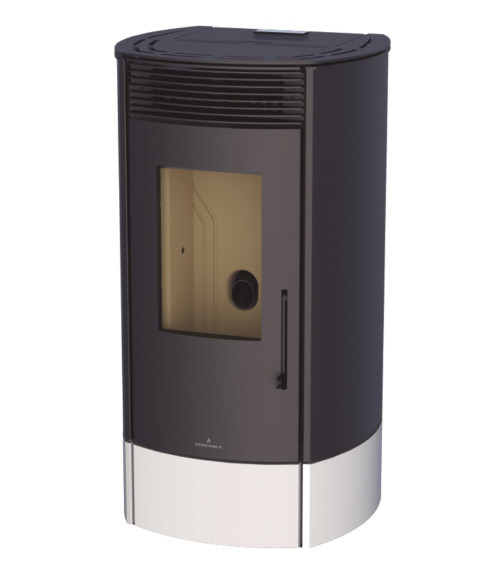 Estufa de pellets Trebol Marfil 9 kW