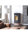 Estufa de pellets 9kW - Trebol Nude