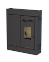 Poêle à pellet BRONPI 9kW Cira Noir