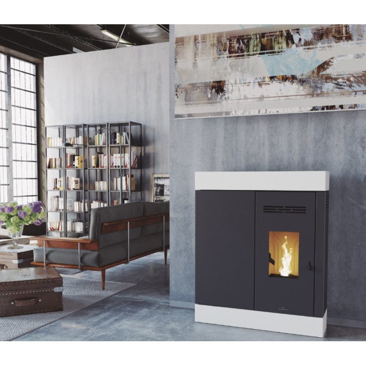 Estufa de pellets Cira Marfil 9kW