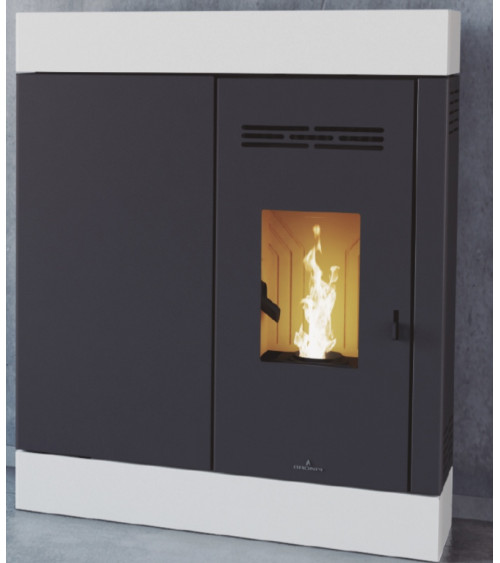 copy of Pelletkachel slim 13 kW zwart glas VERNON