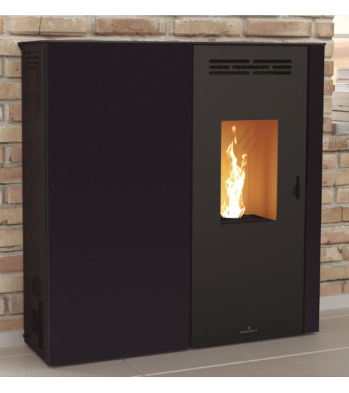Stufa a pellet Lupe Nera da 9 kW