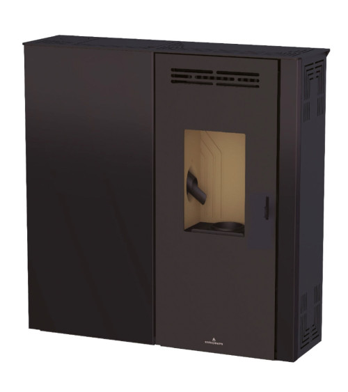 Stufa a pellet Lupe Nera da 9 kW