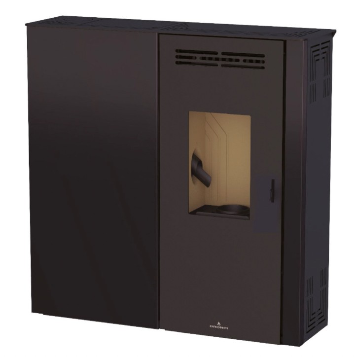 Stufa a pellet Lupe Nera da 9 kW